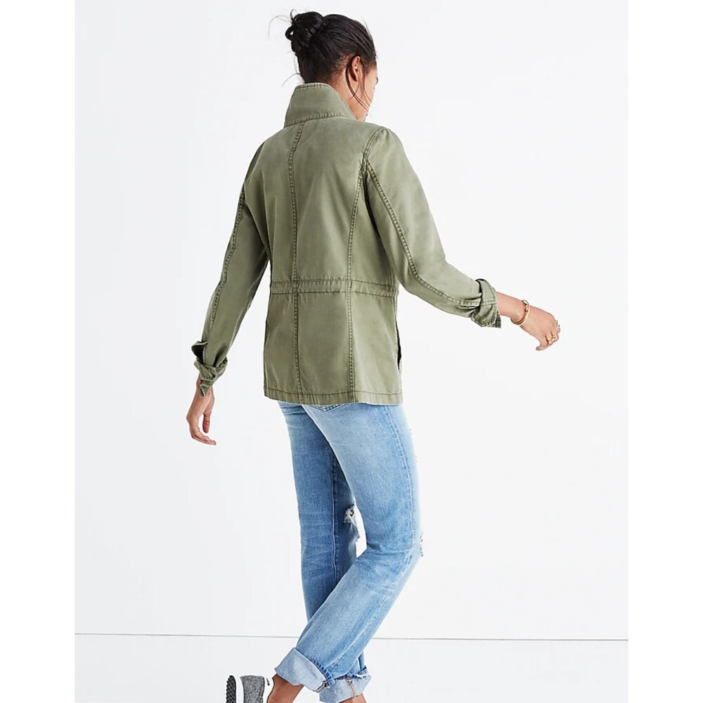 Madewell Fleet Zip Up Military looking Jacket XS